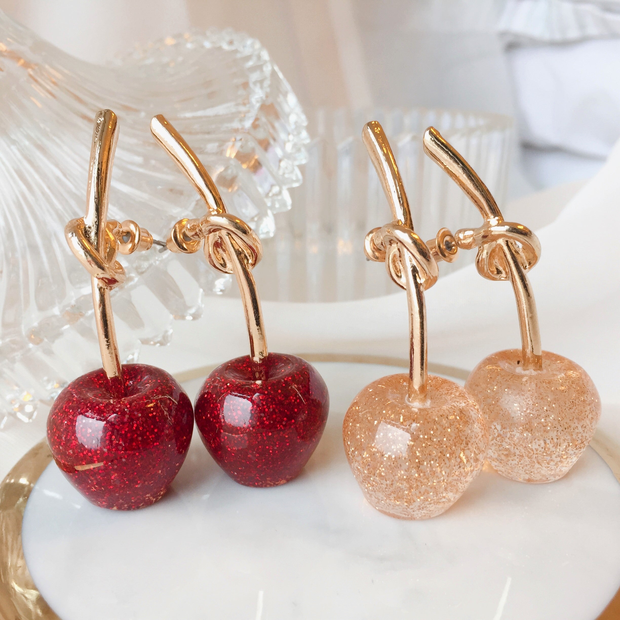 Apple earrings