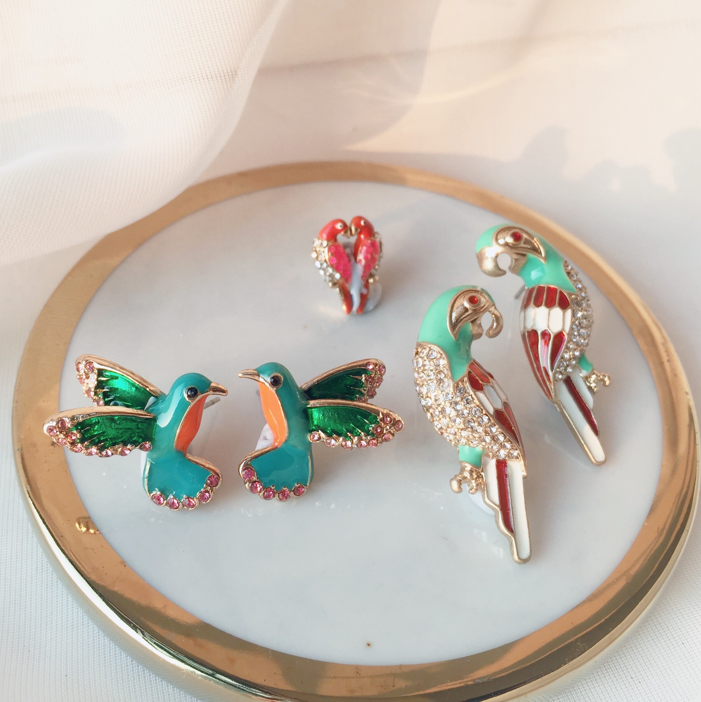 BIrds earrings