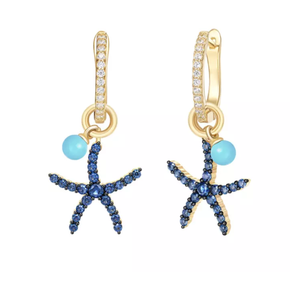 Blue Marina Collection - Starfish earrings