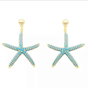 Blue Marina Collection - Starfish earrings