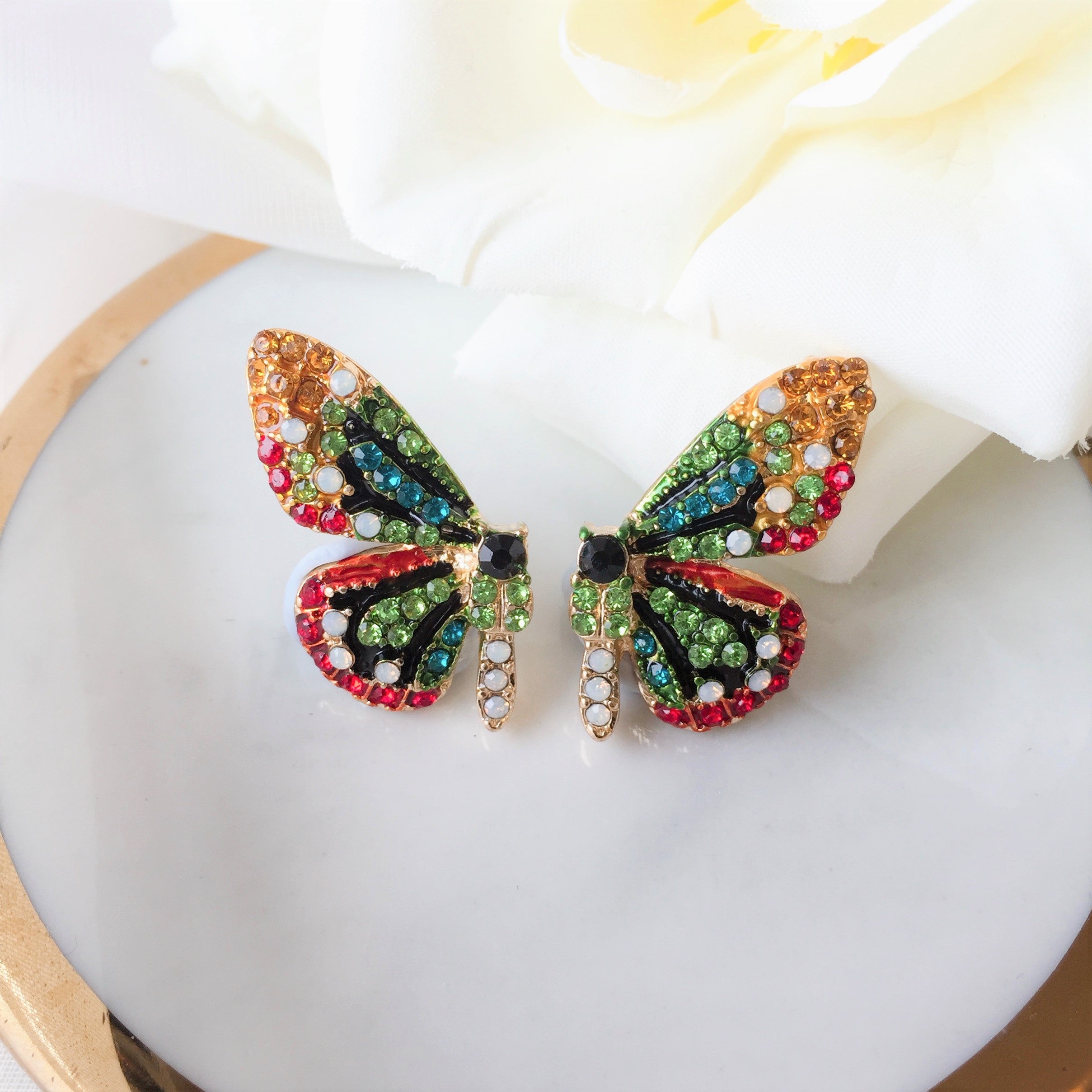 Butterflies II earrings