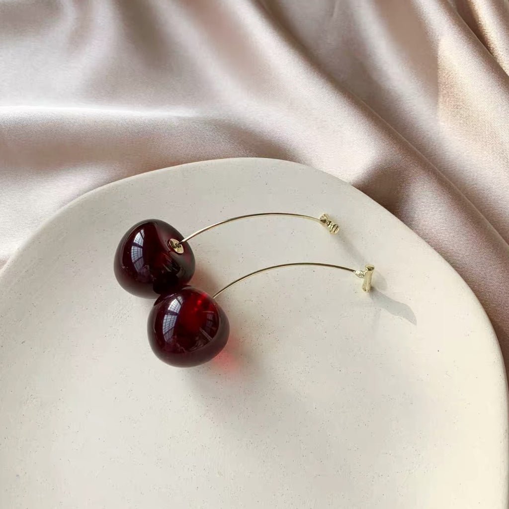 Cherry earrings