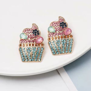 Cupcake earrings more colour available