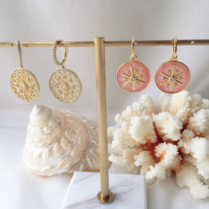 Flower earrings