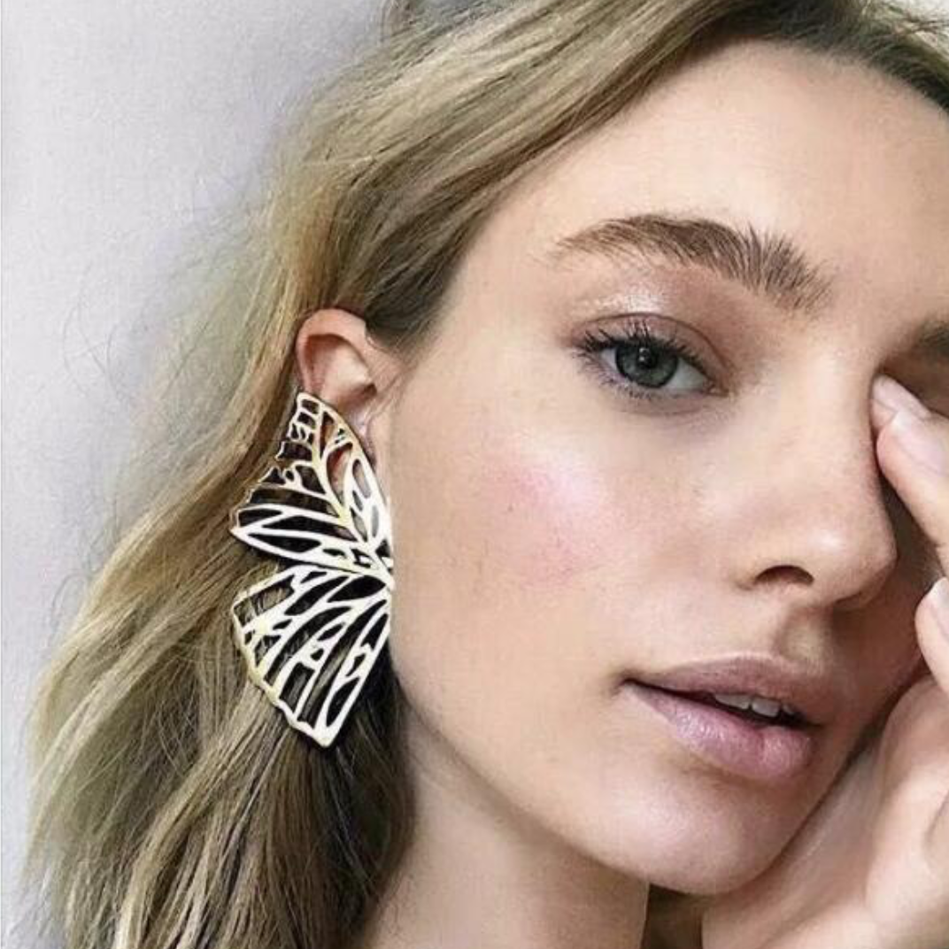 Golden Butterflies earrings – M-M Accessories Store