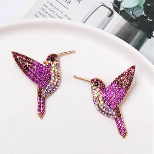 Hummingbird earrings