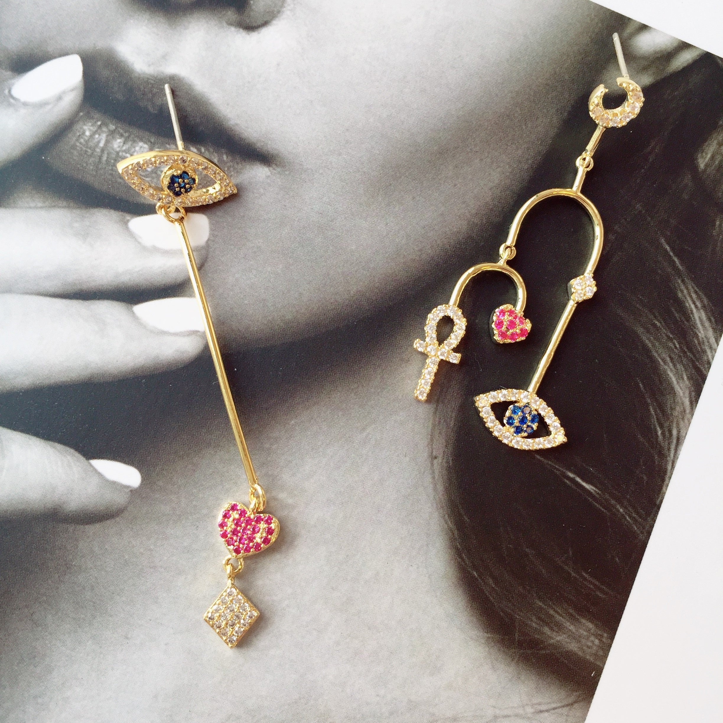 I spy with my little eyes earrings