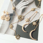 Moonglow earrings and necklaces collection