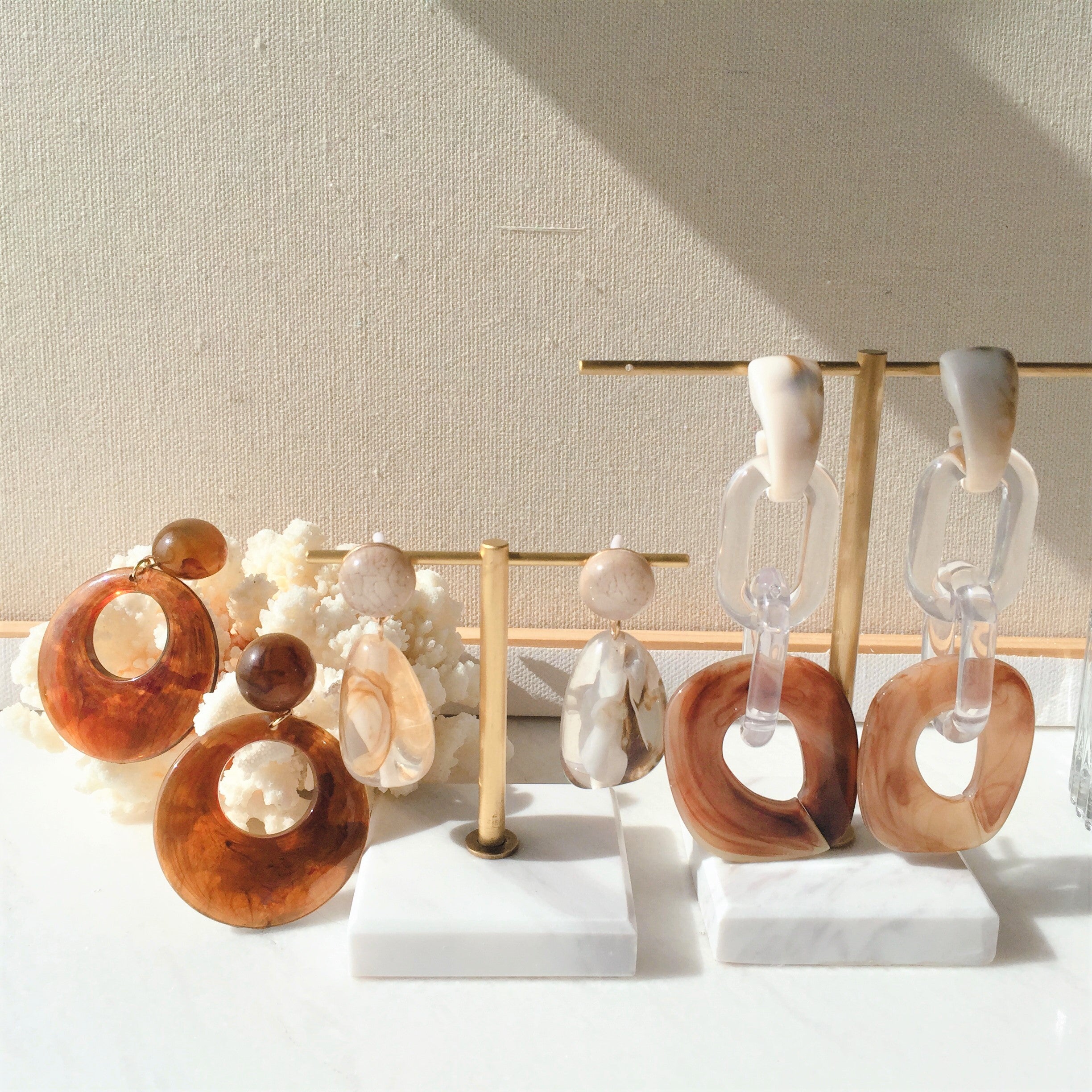 Nude earrings