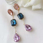 Paris earrings - Blue