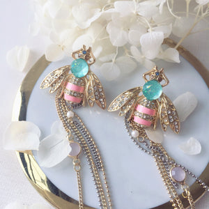 Pastel Bee earrings