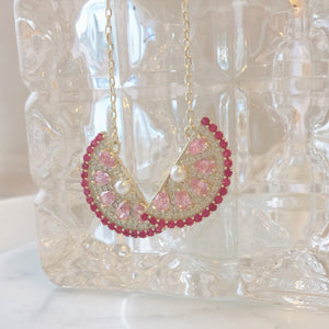 Pink Grapefruit earrings