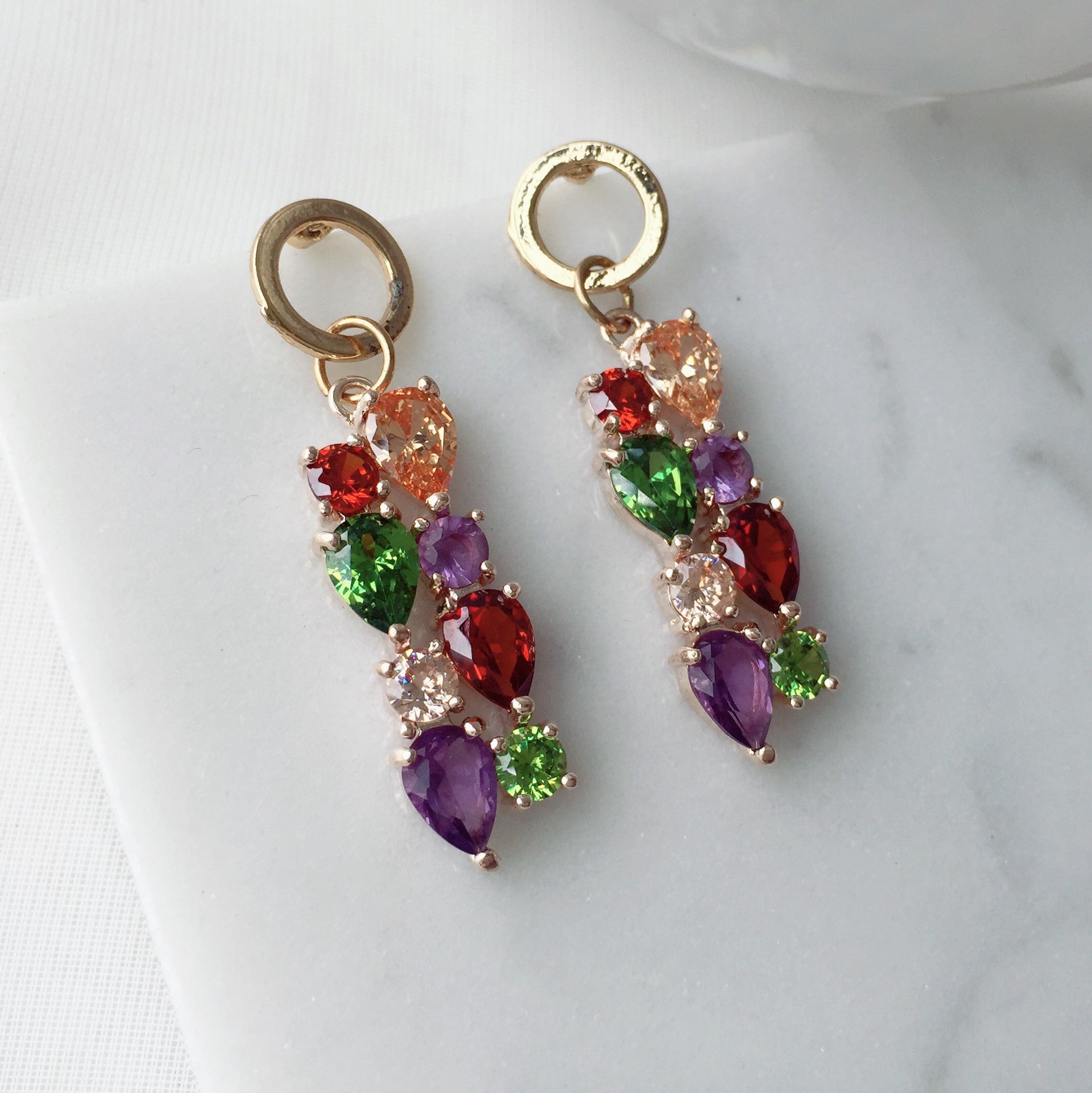 Rainbow earrings