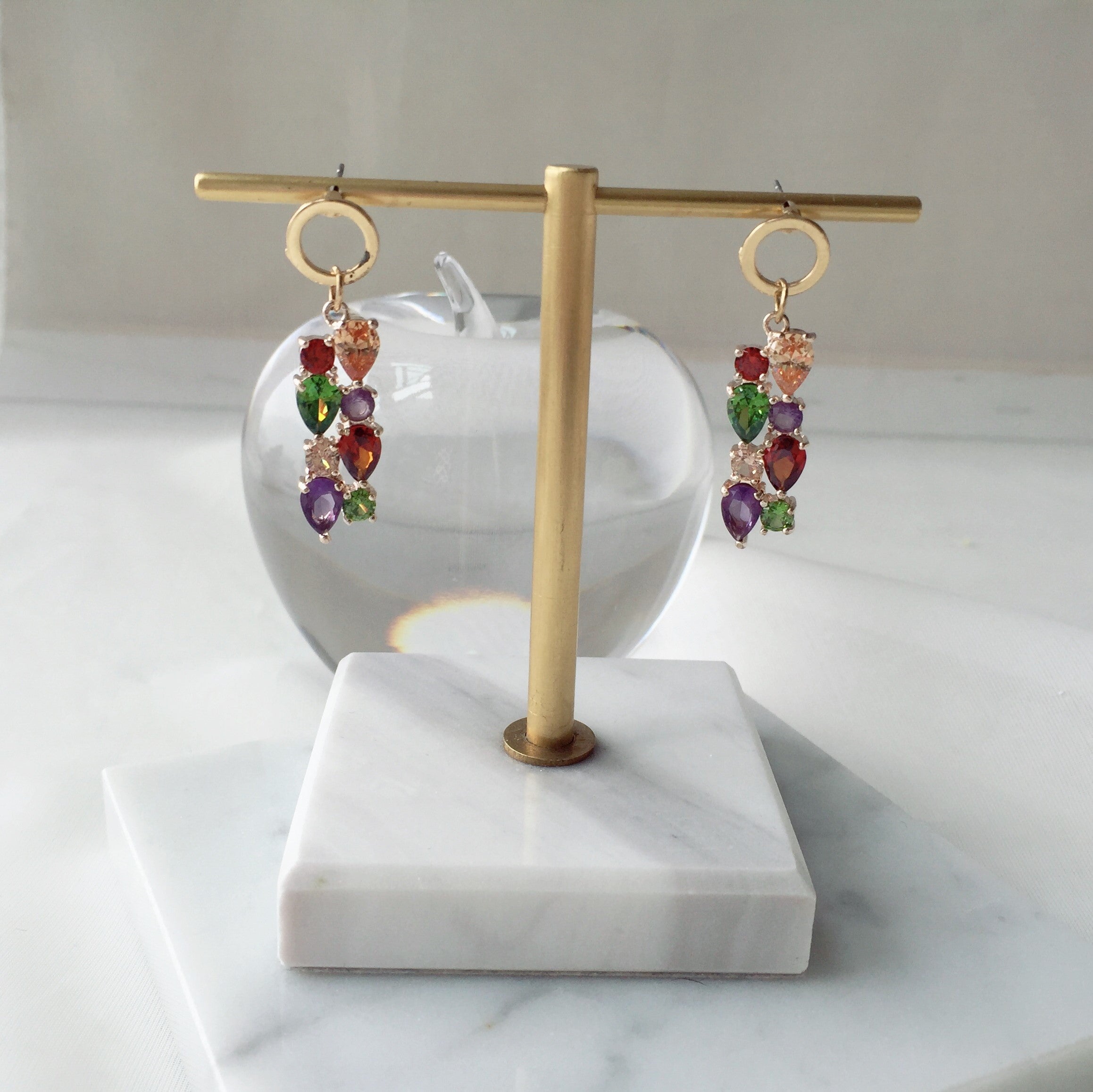 Rainbow earrings