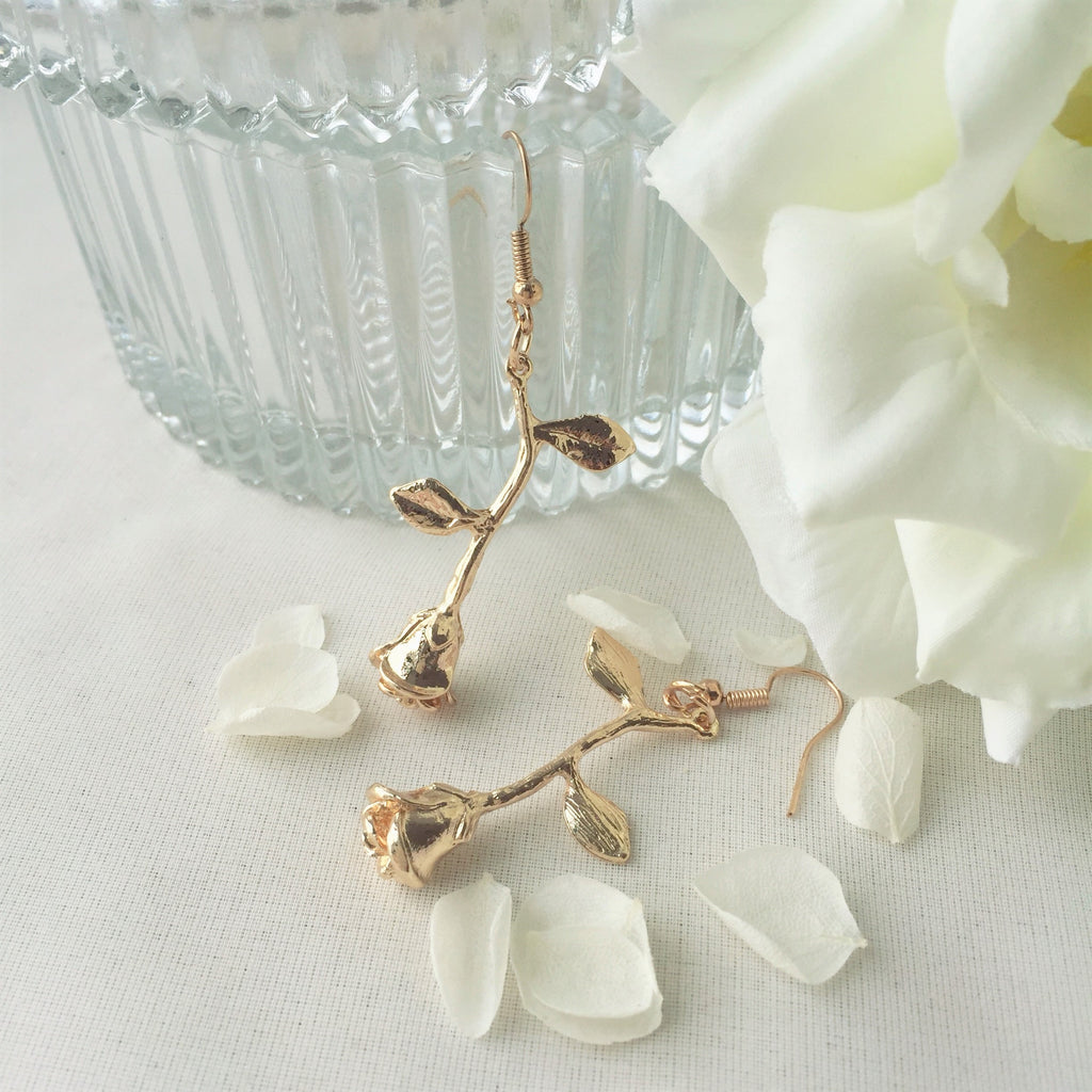 Roses earrings