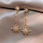 Stardust drop earrings