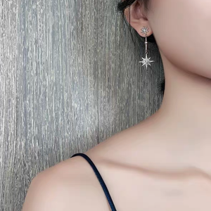 Stardust drop earrings