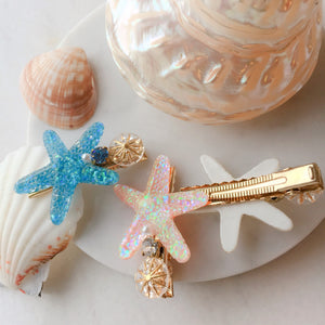 Starfish hair clip