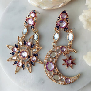 Sun & Moon earrings